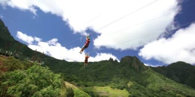 Oahu: Kualoa Jurassic Valley Zipline Tour - The 200-foot feeling: how the 7 tandem ziplines work