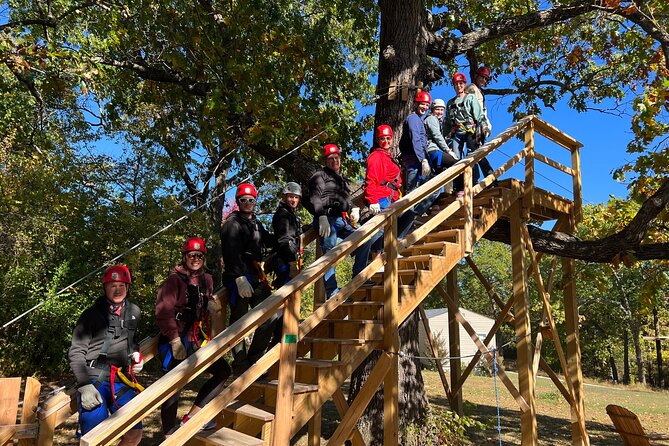 Osage 8 Zipline Canopy Tour - Flying the Ozark Canopy: 8 Ziplines and the Wooden Swinging Bridge