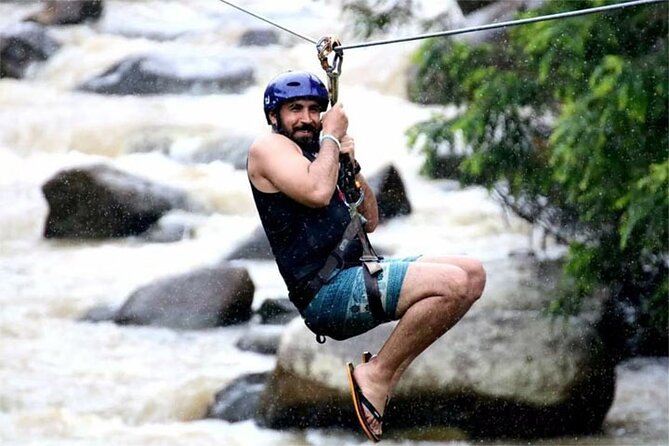 Phang Nga Tour with White Water Rafting and Zipline - Rafting briefing, training, and a 5 km (or 7 km) run