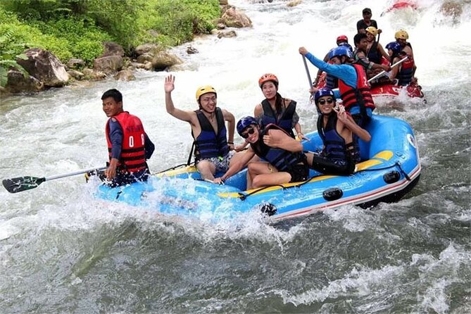 Phang Nga Tour with White Water Rafting and Zipline - Waterfall time to land the day softly