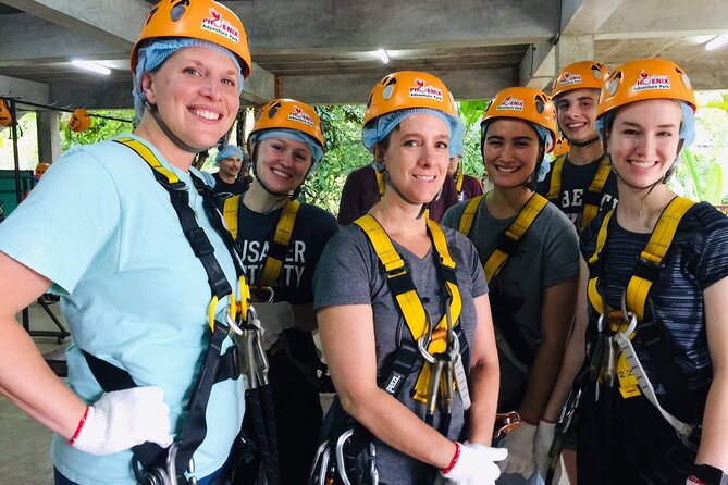 Phoenix Adventure Park Zipline, High Rope Course In Chiang Mai - The 48 Challenge Highlights: Zip Segments, Cable Swings, Bridges, and Walls