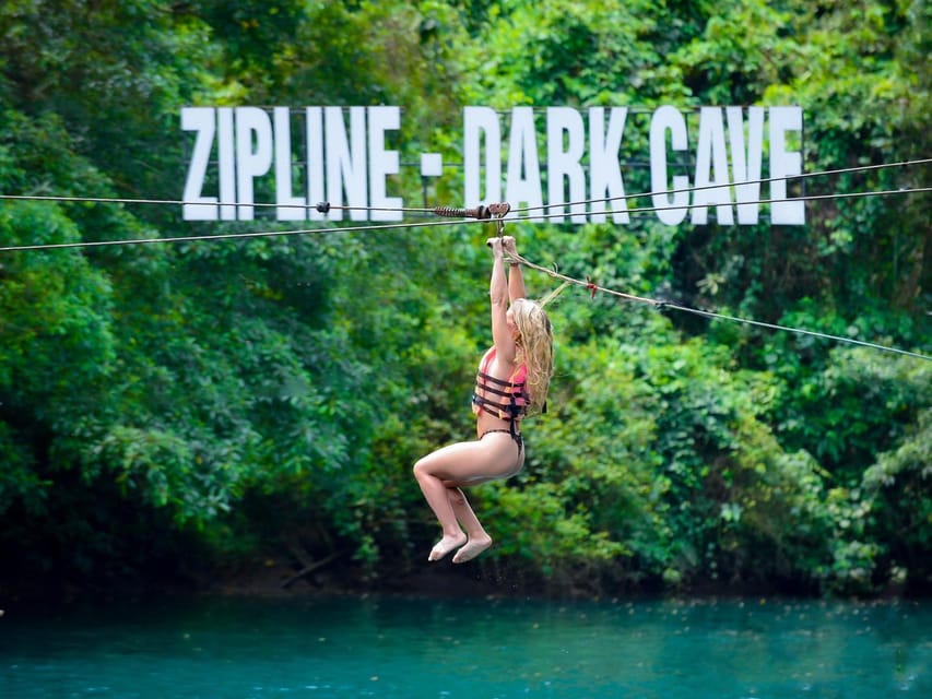 Phong Nha/Dong Hoi: Phong Nha Cave and Zipline in Dark Cave - A one-day cave-and-river adventure from Dong Hoi