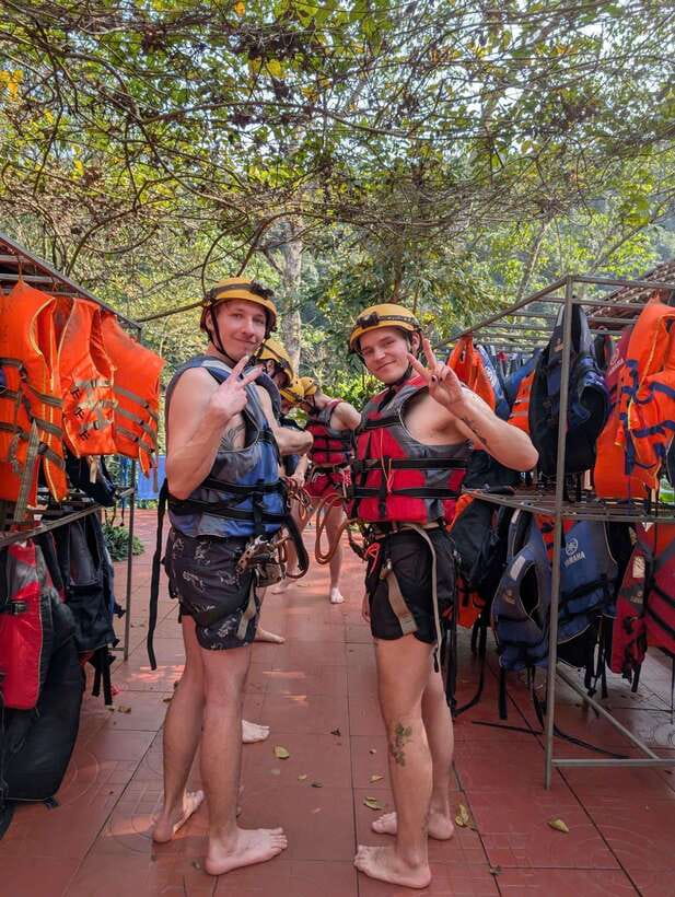 Phong Nha: Zipline Dark Cave & Paradise Cave Exploration - Dark Cave Choice: Basic Water Fun vs Full Adventure with Zipline, Headlamps, and Mud