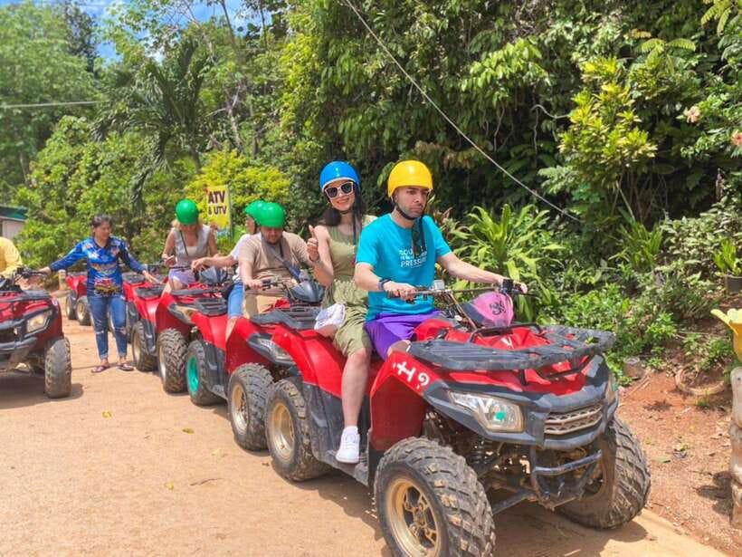 Phuket: ATV and ZipLine Adventure View Big Buddha Visit - ATV Ride: Mud, Rubber Plantations, and Hills (The Part You’ll Feel)