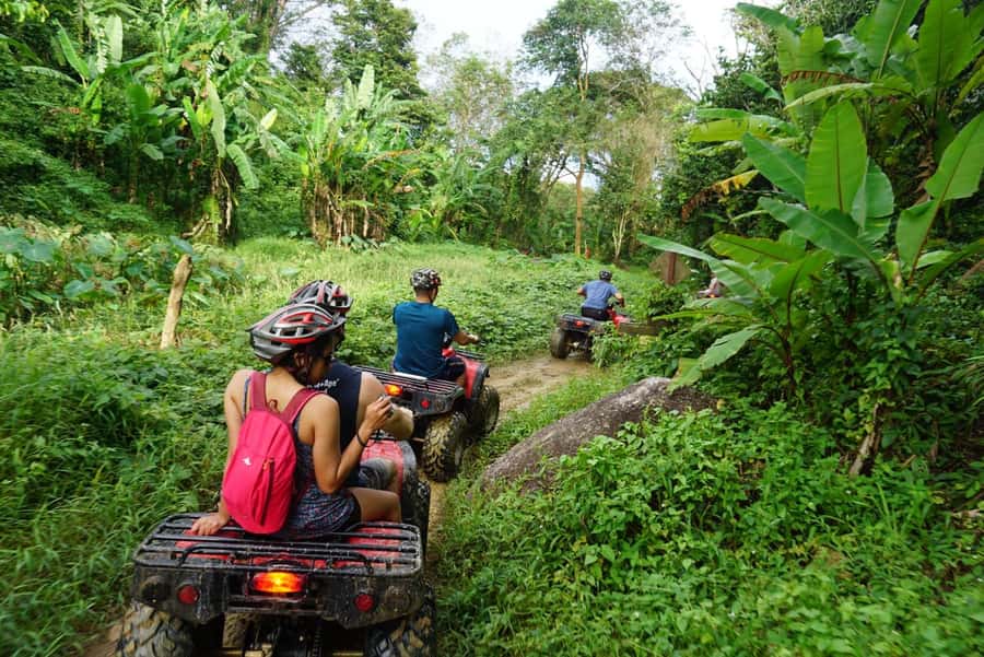 Phuket: ATV and Zipline Panoramic Adventure - Big Buddha viewpoint: outside views without the interior