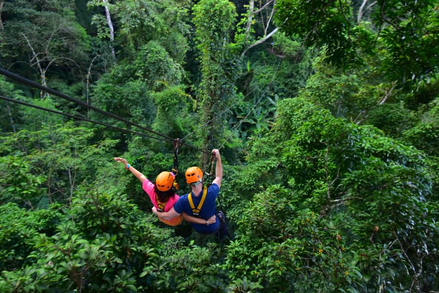 Phuket: ATV Experience and Zipline Combinaton Trip - Zip-Line Circuit Over Jungle and Ocean Views (Seven Lines, 32 Towers)