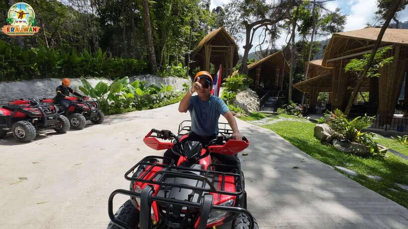 Phuket: ATV Quad Mountain Adventure with Panoramic Sea View - Where this Phuket ATV day really starts: Erawan Patong Seaview Zipline