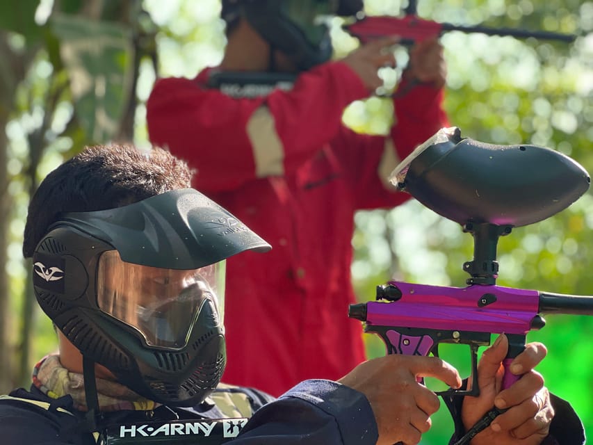 Phuket: Paintball, ATV & Zipline Adventure Combined Package - Paintball Basics: Gear, Color Ammo, and Team Play