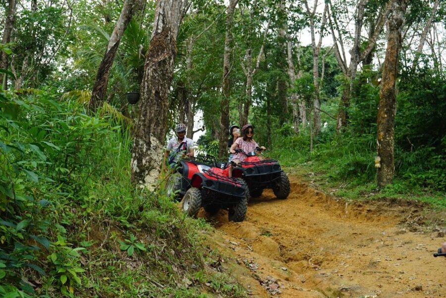 Phuket Paradise Adventure: Zipline, ATV Adventure - The 30-Minute Van Ride: Not Just Transit