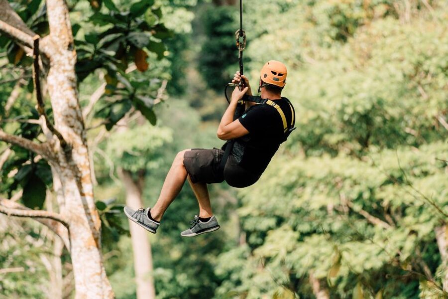 Phuket: Paradise Jungle Zipline Adventure - The Zipline Course: Stairs, Sky-Net Walks, and a 500-Meter Run