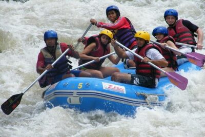 PHUKET-PHANG NGA: White Water Rafting 5 km-ATV-Zipline-LNH - Buddha Temple Cave: Quick Culture With Unexpected Monkey Drama