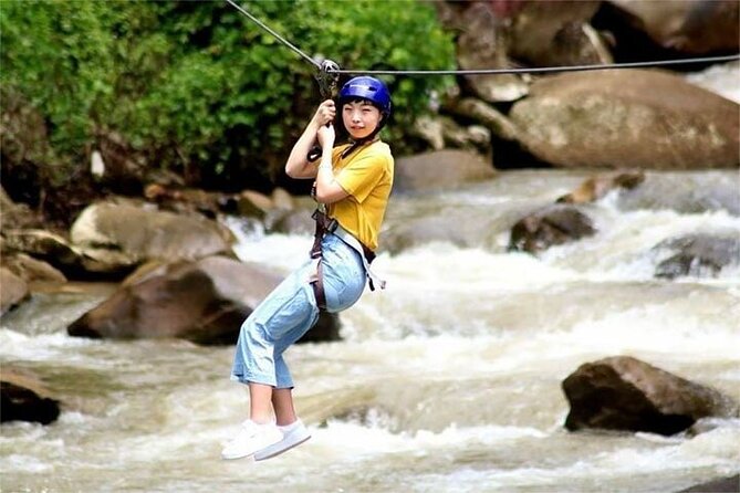 Phuket-Phang Nga: White Water Rafting 7 km.-Zipline-ATV-Lunch - Mini trek, waterfall time, and getting wet on purpose