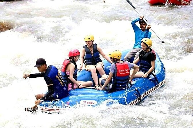 Phuket-Phang Nga: White Water Rafting 7 km.-Zipline-ATV-Lunch - Zipline 150 meters: the highlight, with one key safety question