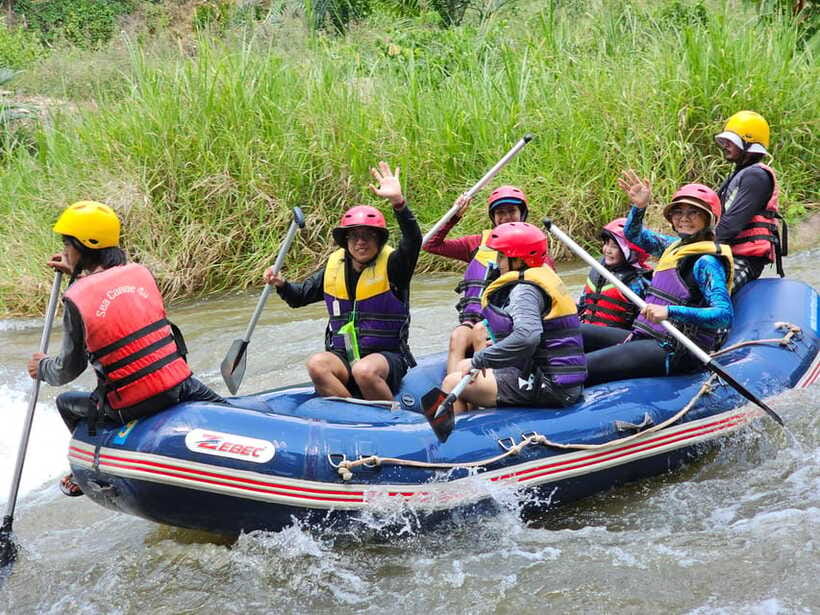 Phuket: White Water Rafting, ATV, and Zipline Adventure - Zipline: 150 meters, but manage the vibe