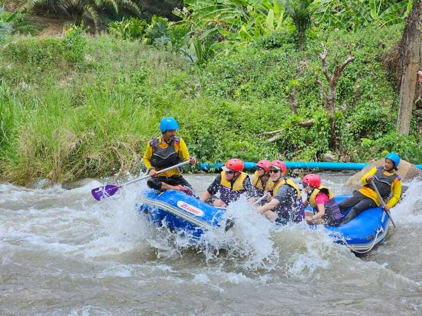 Phuket: White Water Rafting, ATV, and Zipline Adventure - Rafting: the real centerpiece at 5 kilometers