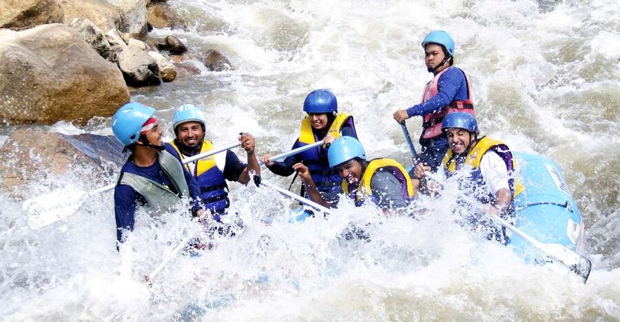 Phuket: White Water Rafting, Zipline, and Elephant Sanctuary - Thai lunch and recovery break: fuel, showers, and small surprises