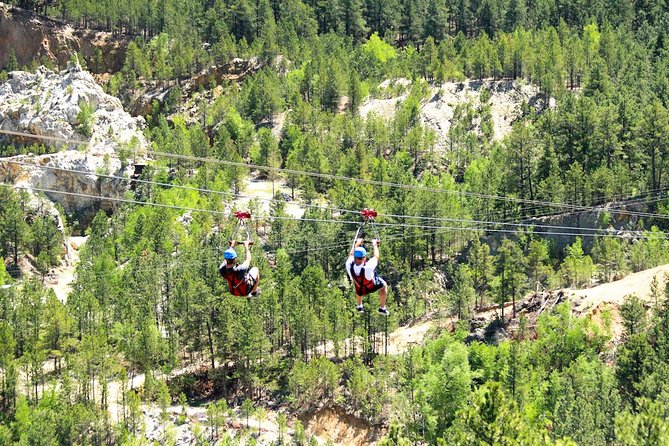 Pinnacle Zipline Tour in Keystone - Helmets, Harness Checks, and the Swing Seat Setup