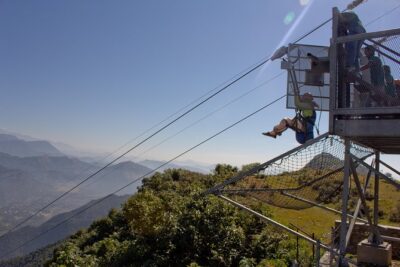 Pokhara Zipline Flying - The Top Station Routine: Harness seat, calm instructions, and what to do with your nerves