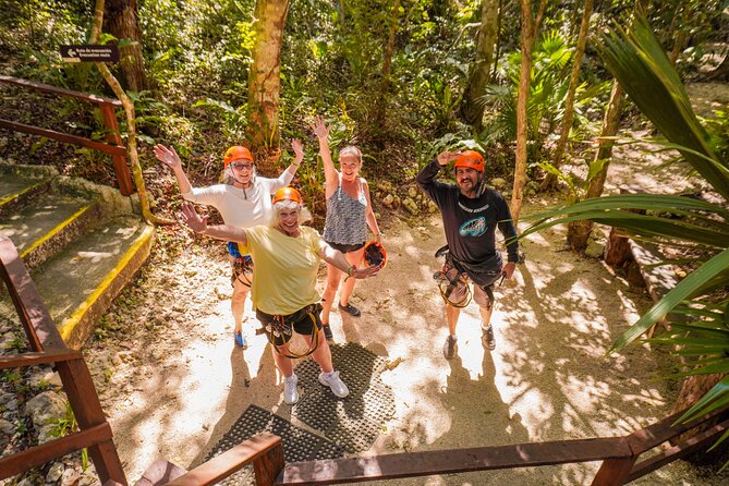 Private Jungle Adventure tour: Zipline + Rappel + Cenote - The zipline: flying above the jungle canopy (and why it feels safer than you think)