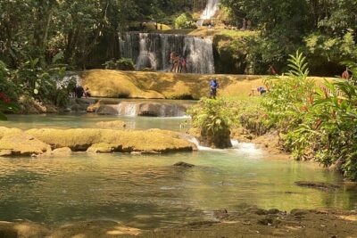 Private YS Falls and Zipline Tour from Montego Bay - Hip Strip craft market stop: souvenirs without the scramble