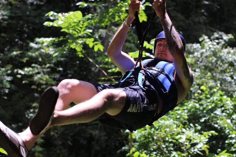 Puerto Plata/Amber Cove: Zipline and Waterfalls with Lunch - 5 Ziplines: Flying Over Waterfalls and Jungle