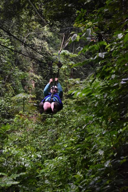 Puerto Plata/Amber Cove: Zipline and Waterfalls with Lunch - The 7 Waterfalls Section: Slide, Jump, Swim, and Spot the Right Gear