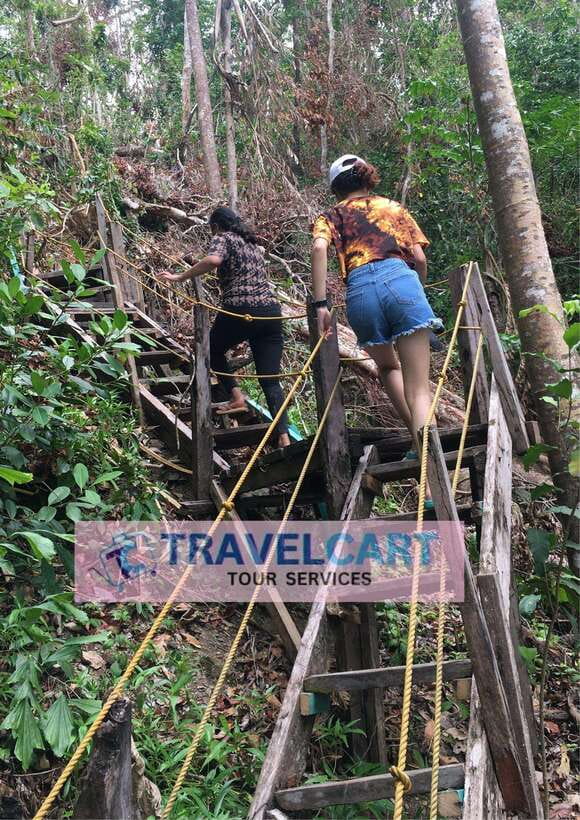 Puerto Princesa Underground River Tour with Zipline - Sabang Zipline: the coastline views and the monkey problem