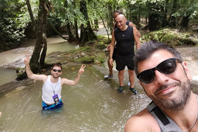 Rafting 5.5 km., Zipline, ATV 30 Min., Suvankhuha Temple. - Waterfall Pools and Swimming: The Perfect Cool-Down