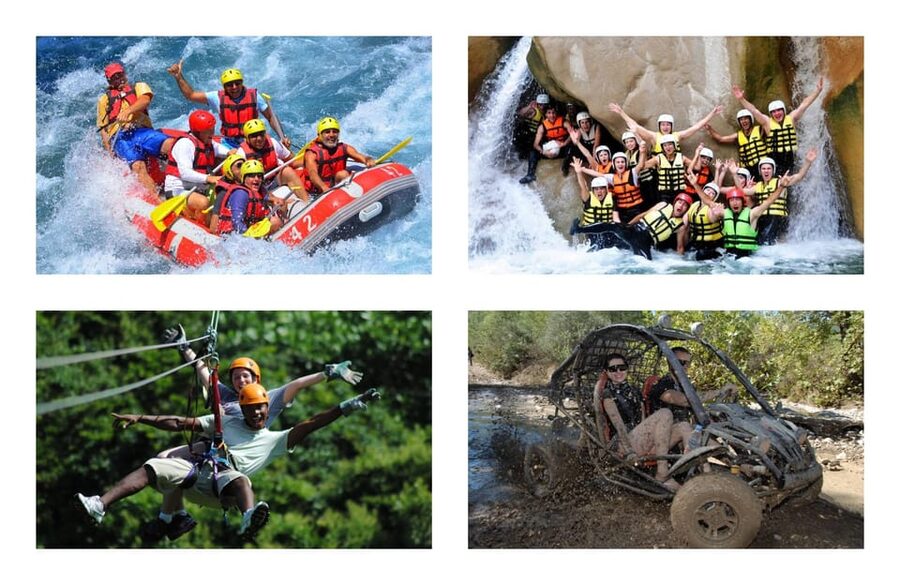 Rafting, Buggy or Quad, Zipline, Canyoning (4 in 1) Tour - Key things to know before you go