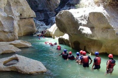 Rafting Canyoning and Zipline Experience from Antalya - Canyoning in warm and cold canyon sections