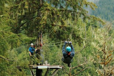 Rainforest Canopy & Zipline Adventure in Ketchikan, AK - Totem Park, Sawmill, and Blacksmith Shop: More Than Just Flying