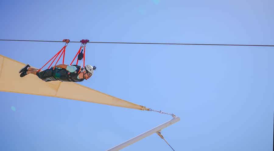 Ras al Khaimah: Jais Flight - World's Longest Zipline Ticket - The Main Event: Flying 2.83 km Over Jebel Jais