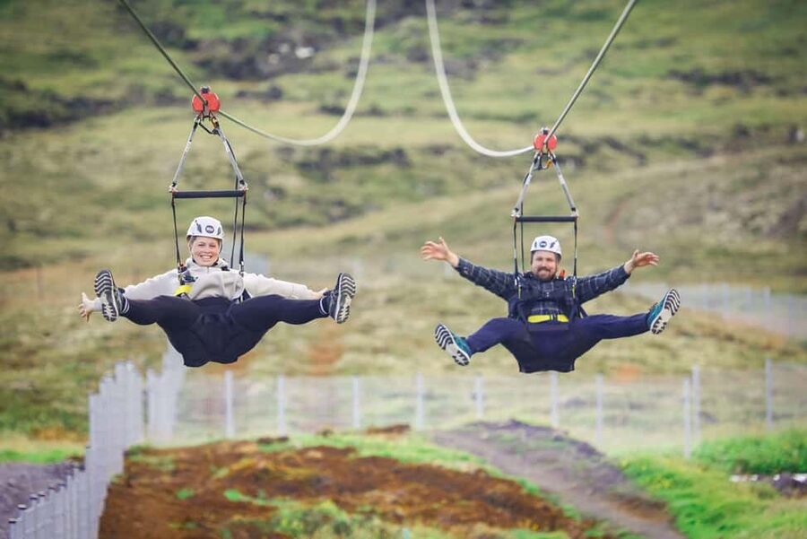 Reykjavik: Mega Zipline Adventure - Gear-up and safety: calm instructions before the rush
