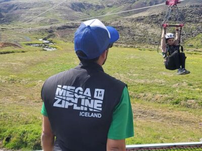 Reykjavik: Mega Zipline Adventure - Getting from Reykjavík to the Kambar plateau setup