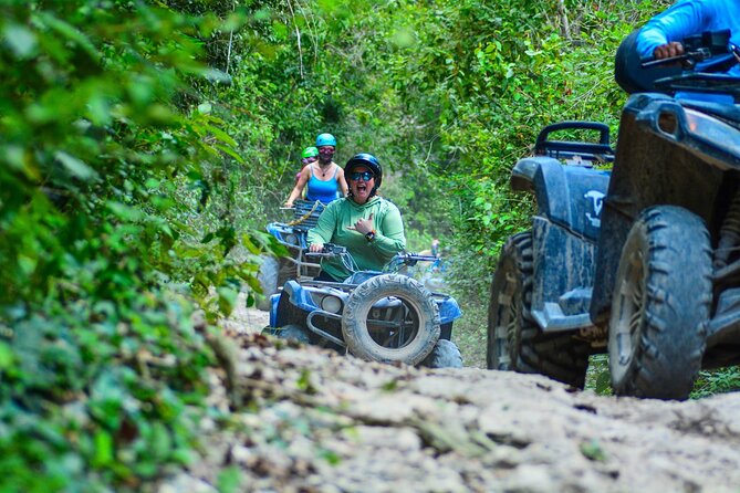 Riviera Maya Half Day Casa Jaguar Cenote, Zipline and ATV - The Zip Line: 27 Meters Up, 400 Meters Long