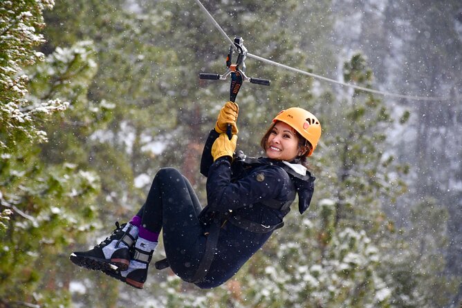 Rocky Mountain 4-Zipline Adventure on CO Longest and Fastest! - Guides, Safety Gear, and the Video Camera for Each Person