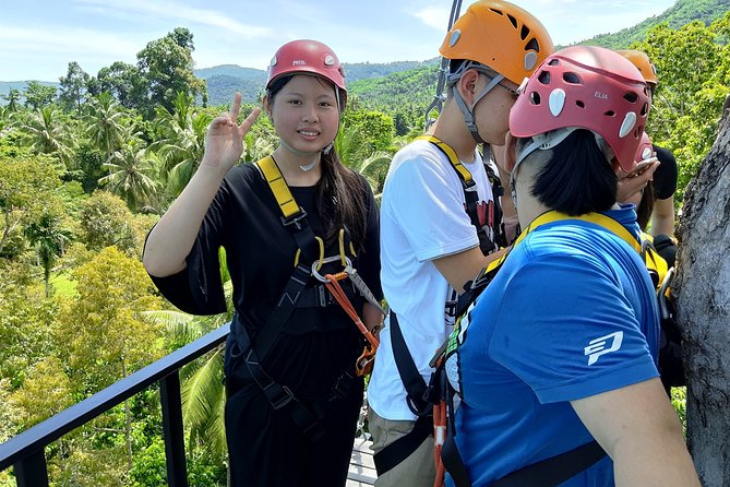 Samui Zipline Explore and Connect with Nature - The Safety Briefing and Gear Fit: Where People Feel Comfortable Fast