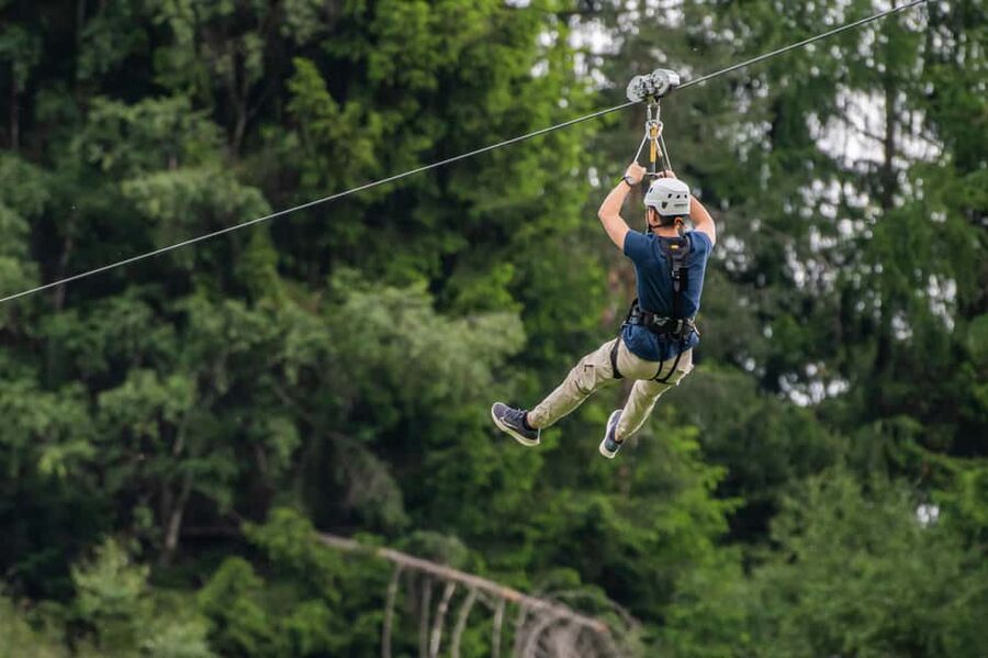 San Vigilio di Marebbe: Europe's Longest Zipline - The Dolomites setting: speed with real altitude