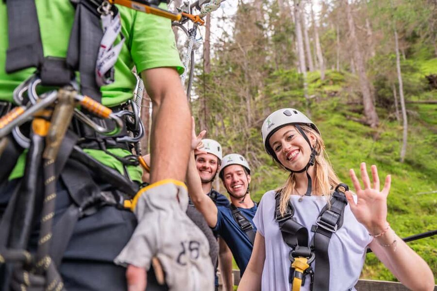 San Vigilio di Marebbe: Europe's Longest Zipline - Getting geared up: harness, helmet, and a focused briefing