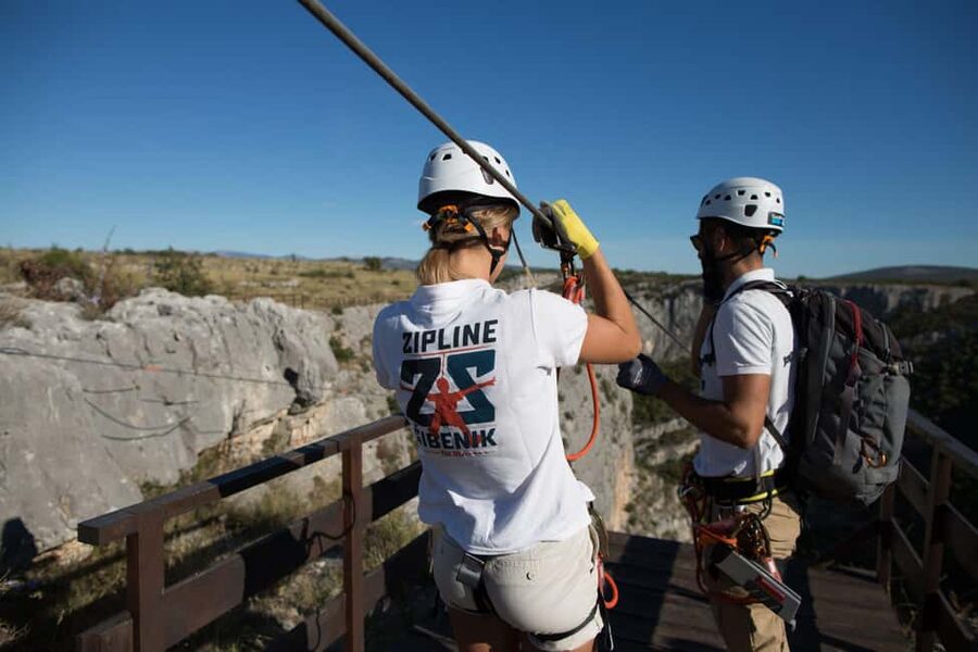 Šibenik : Zipline Šibenik - Čikola Canyon - In the air: speed, wind, and those moments where you can actually look