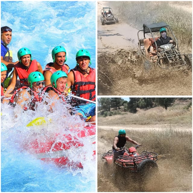 Side&Alanya:Rafting,Jeep,Quad/Buggy Safari/Zipline wLunch - ATV Quad or Buggy Safari: Mud, Speed, and the Kind of Fun That Costs Nothing to Love