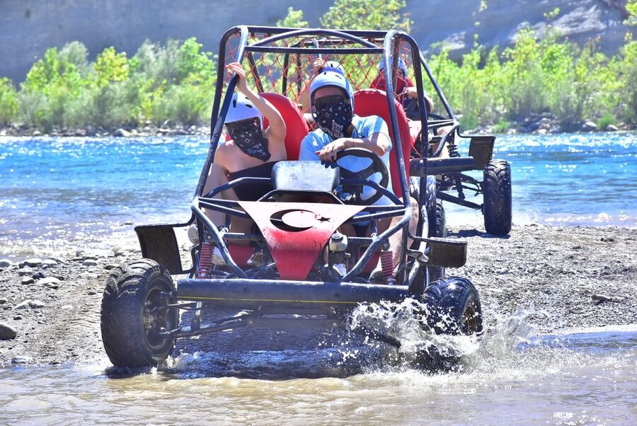 Side/Antalya: Jeep, Buggy, Rafting & Zipline Tour with lunch - How the full day moves (pickup to return)