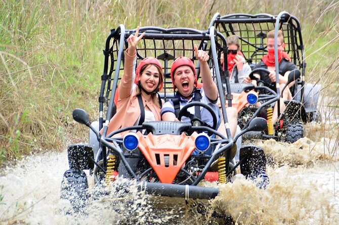 Side Combo Tour 3 in 1 Adventure Rafting Buggy And Zipline - What’s included vs what’s on you