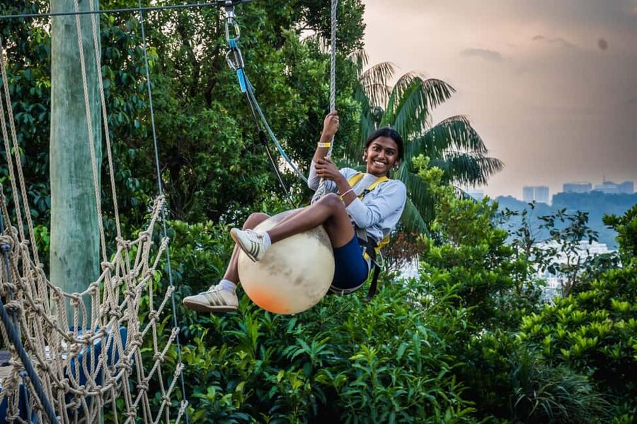 Singapore: Mega Adventure Zipline - Where Mega Adventure Park really fits on Sentosa