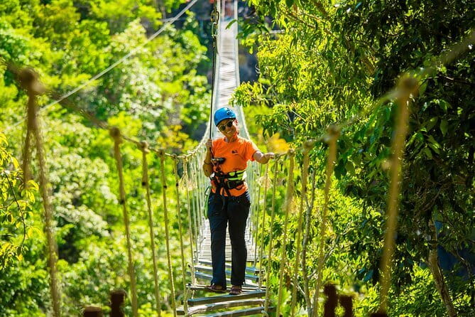 Sky High Zipline and Wang Sai Waterfall Views on Koh Phangan - Via Ferrata on Koh Phangan: the 30-meter climb that sets the tone