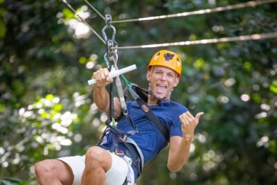 St Lucia Ultimate 3 Package: Aerial Tram, Zipline and Hiking - Canopy Zipline Over the Treeline: Safety and Speed