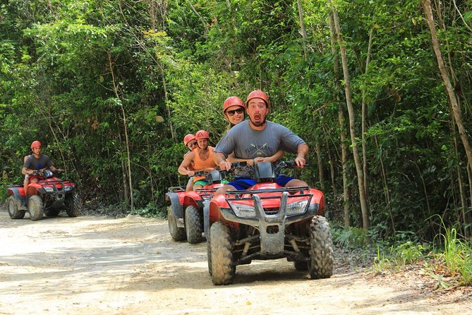 Super Combo ATV in Cancun with Zipline, Snorkel, Cenote, transfer - Cenote Swim at La Ruta de los Cenotes: The Cool-Down You Earn