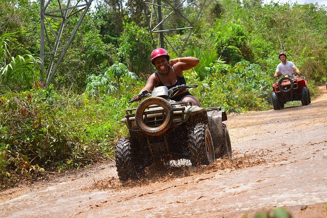 Super Combo ATV in Cancun with Zipline, Snorkel, Cenote, transfer - Tequila Tasting and 45-Minute Cultural Walk