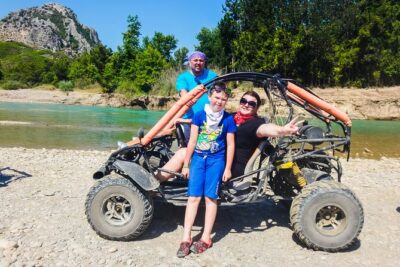 Super Combo Rafting, Jeep Safari, Quad/Buggy & Zipline f/Kemer - Getting Picked Up in Kemer and Transferred to Koprulu Canyon