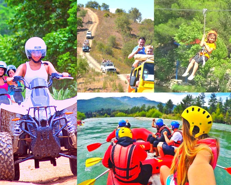 Super Combo: Rafting, Quad or Buggy Ride, Zipline, Jeep Tour - Rafting the Köprülü River: wet, loud, and honestly the best payoff